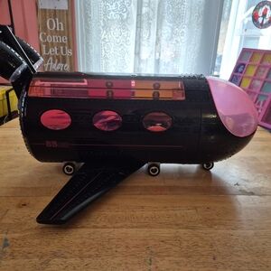 Black and Pink Toy Airplane